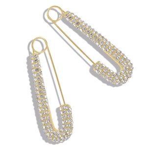 Crystal pin earrings